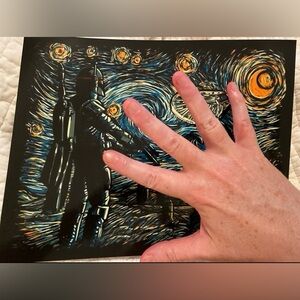 BOBA FETT STARRY NIGHT ART PRINT